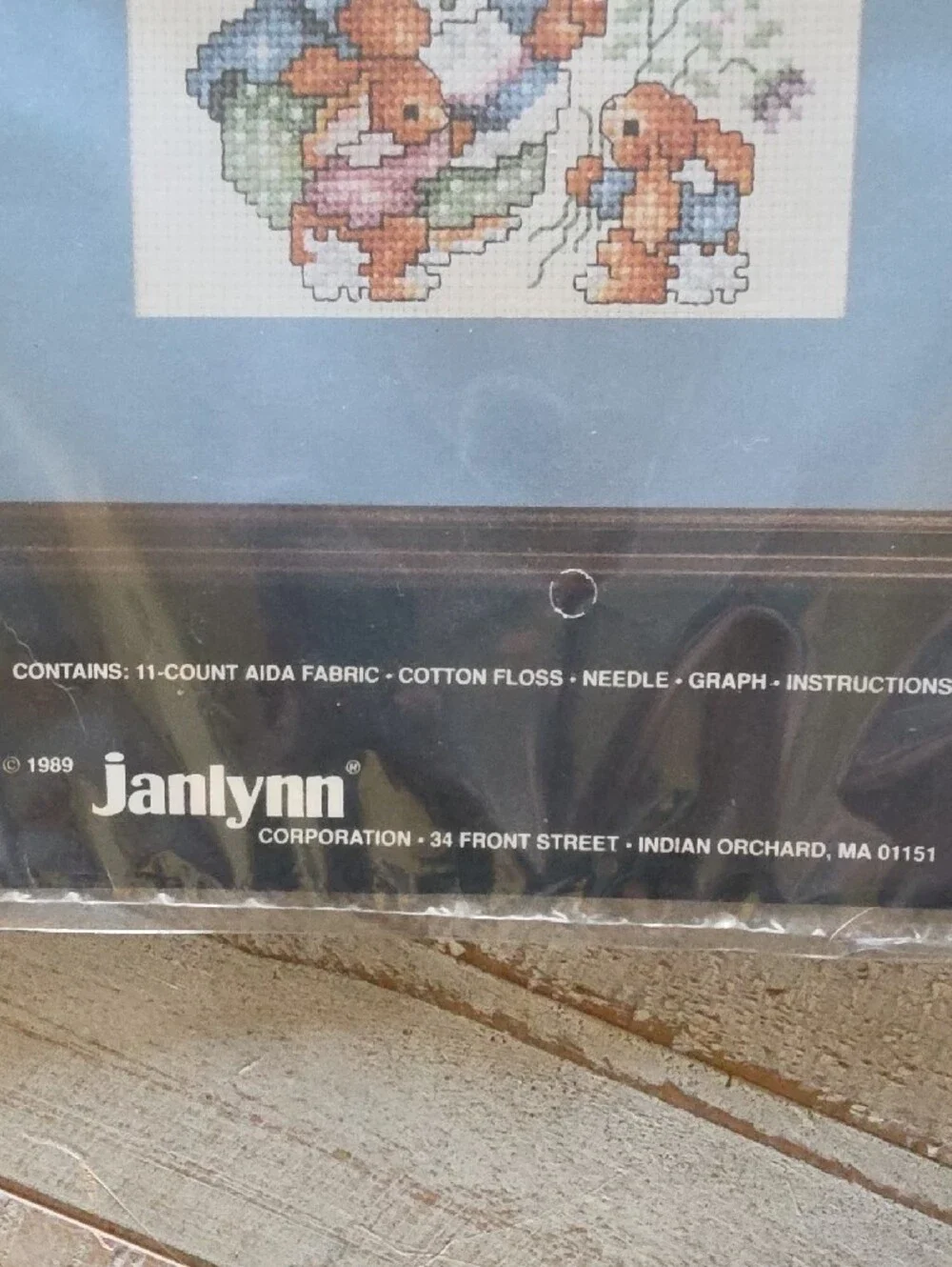 Janlynn Blue and Pastel 'Grandmas' Counted Cross Stitch Kit